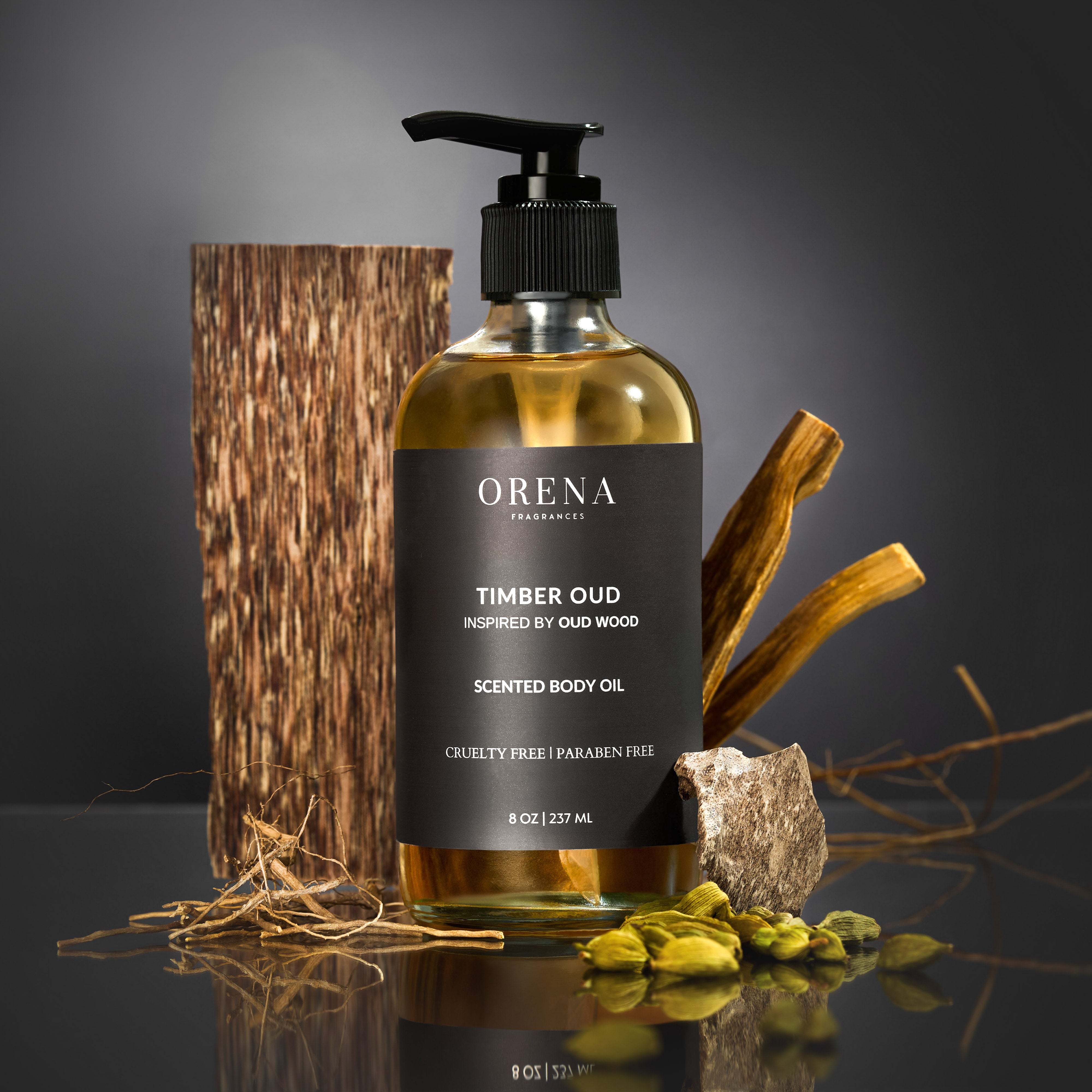 TIMBER OUD BODY OIL – Orena Fragrances