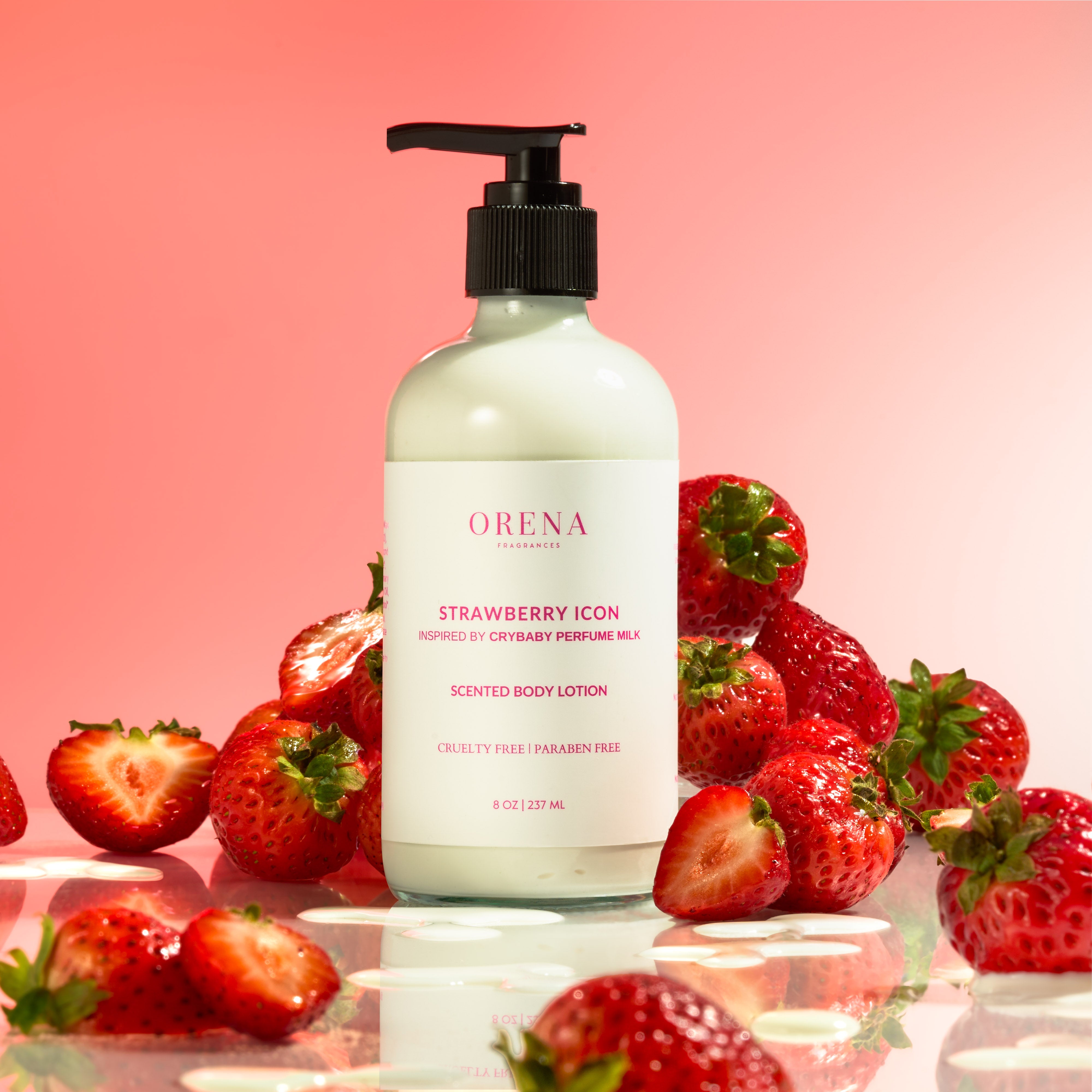 STRAWBERRY ICON BODY LOTION – Orena Fragrances