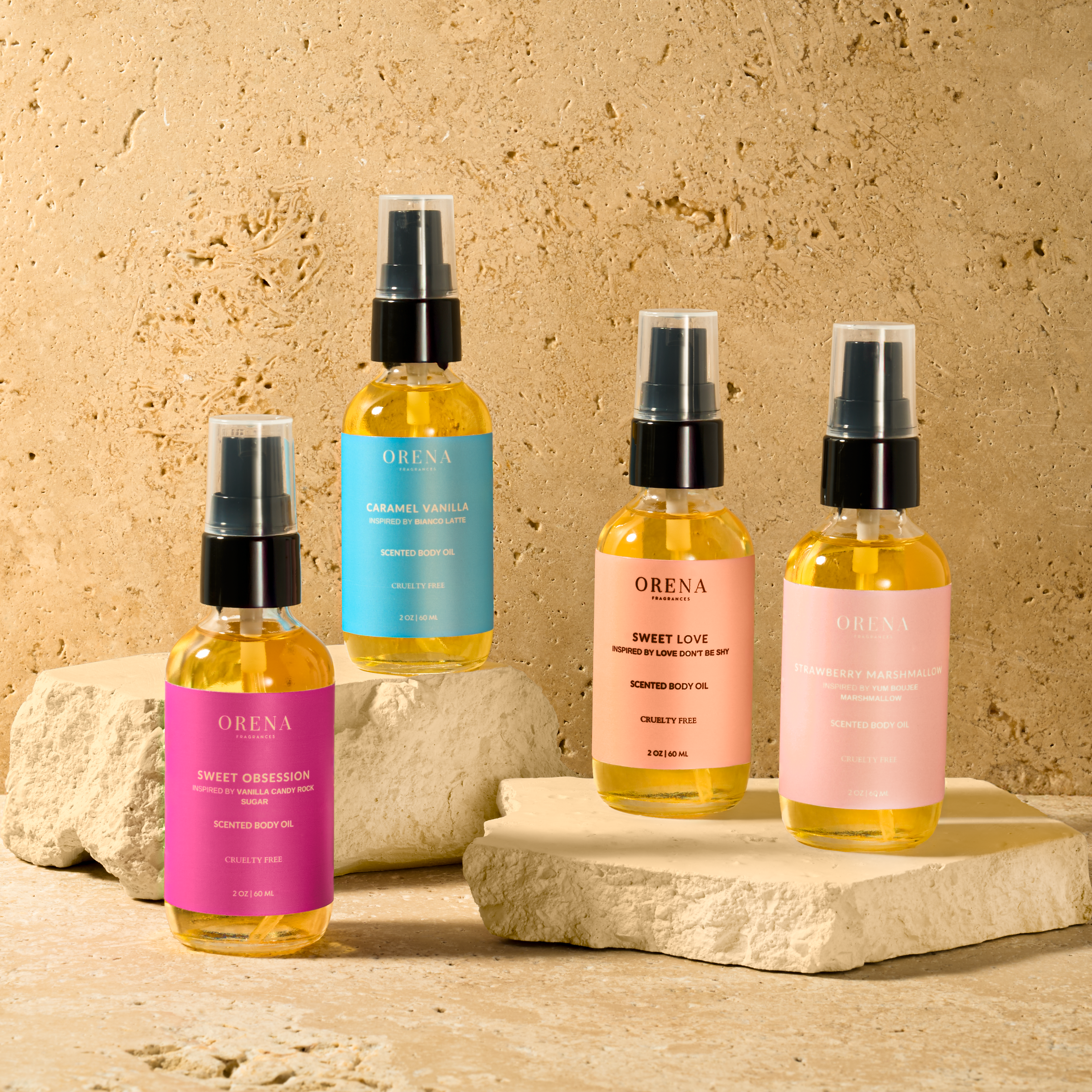 Best Selling Body Oils Bundle | 2 OZ Travel Sizes – Orena Fragrances