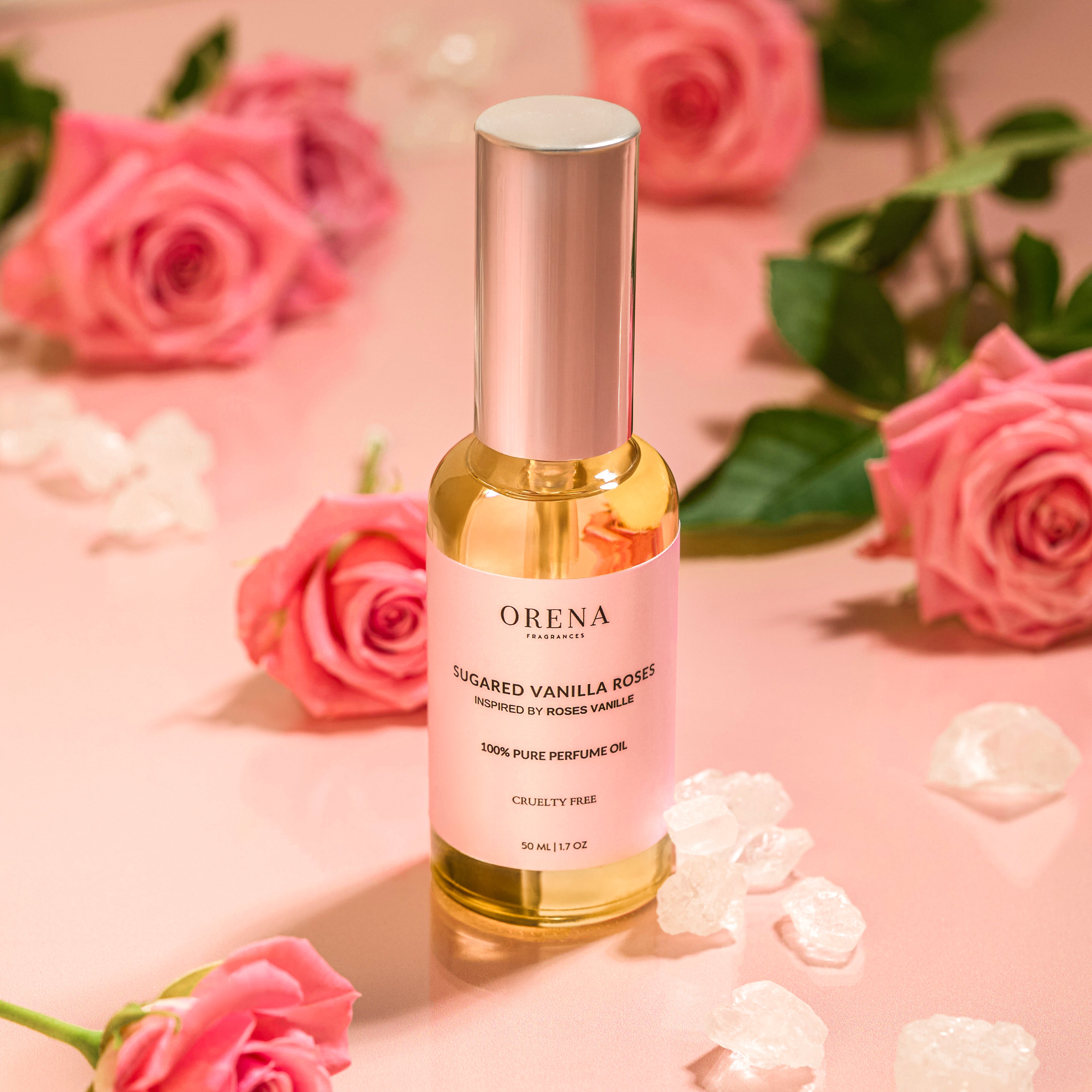 SUGARED VANILLA ROSES PERFUME OIL – Orena Fragrances