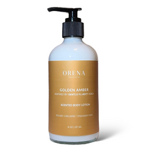 Load image into Gallery viewer, GOLDEN AMBER BODY LOTION