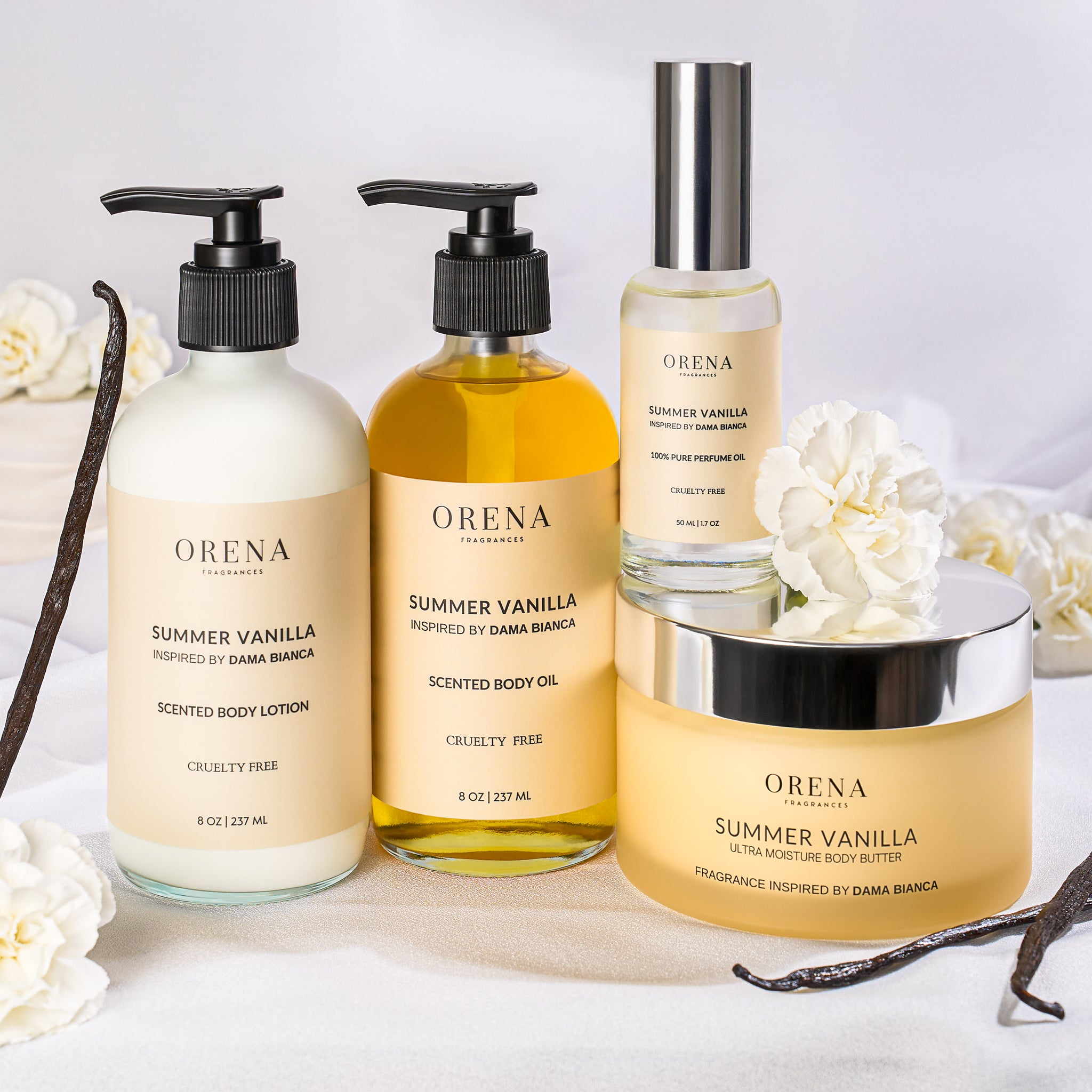 SUMMER VANILLA BODY LOTION – Orena Fragrances