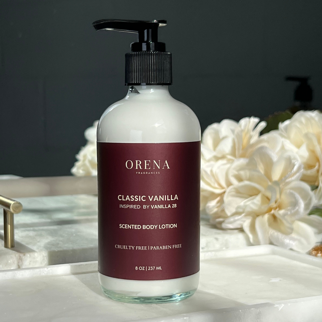 CLASSIC VANILLA BODY LOTION – Orena Fragrances