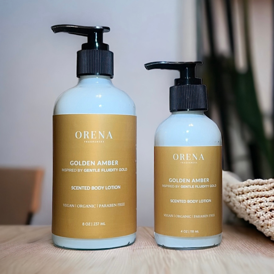 GOLDEN AMBER BODY LOTION – Orena Fragrances