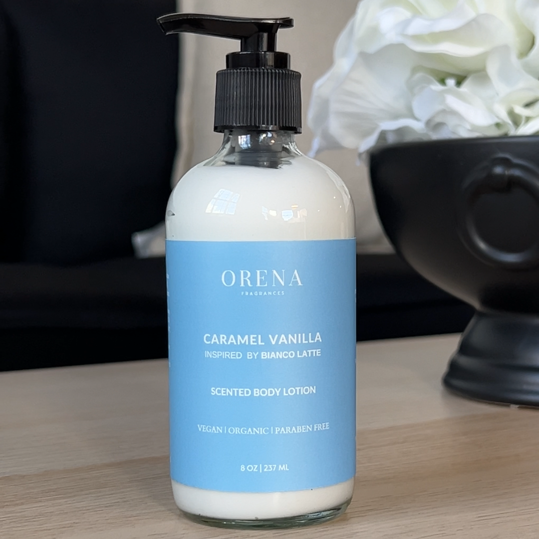 CARAMEL VANILLA BODY LOTION – Orena Fragrances
